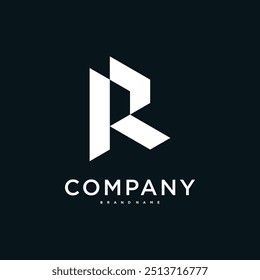 Creative letter R logo icon design template. Premium Vector