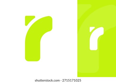 Creative Letter R Logo - Simple Modern Minimalist Initial R Symbol für Branding, Logo-Vorlage und visuelles Identitätsdesign
