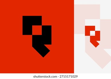 Creative Letter R Logo - Simple Modern Minimalist Initial R Symbol für Branding, Logo-Vorlage und visuelles Identitätsdesign