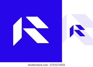 Creative Letter R Logo - Simple Modern Minimalist Initial R Symbol für Branding, Logo-Vorlage und visuelles Identitätsdesign