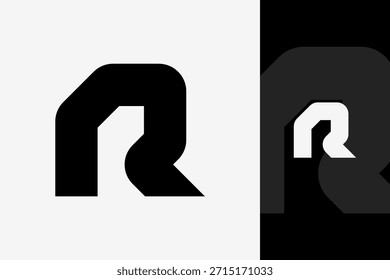Creative Letter R Logo – Simple Modern Minimalist Initial R Symbol for Branding, Logo Template, and Visual Identity Design
