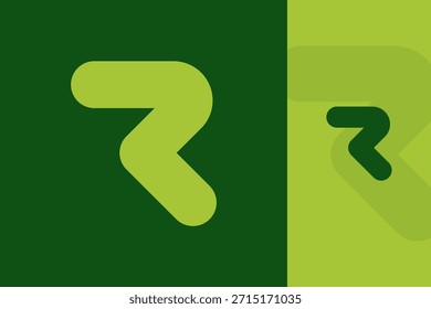 Creative Letter R Logo - Simple Modern Minimalist Initial R Symbol für Branding, Logo-Vorlage und visuelles Identitätsdesign
