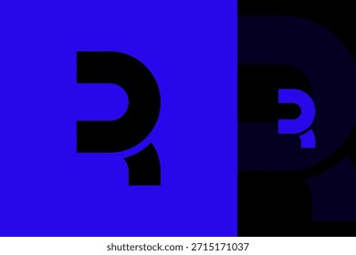 Creative Letter R Logo - Simple Modern Minimalist Initial R Symbol für Branding, Logo-Vorlage und visuelles Identitätsdesign