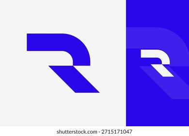 Creative Letter R Logo - Simple Modern Minimalist Initial R Symbol für Branding, Logo-Vorlage und visuelles Identitätsdesign