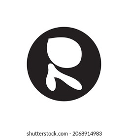diseño de icono vectorial de plantilla de logotipo Carta R creativo
