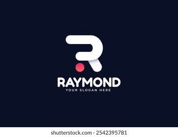 Creative Letter R Stylish Gradient Logo Inspiration. Gradient Bold and Vibrant Letter R Monogram Vector Logo Design. K Character Initial Logo Symbol