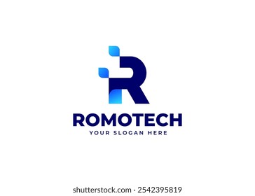 Creative Letter R Stylish Gradient Logo Inspiration. Gradient Bold and Vibrant Letter R Monogram Vector Logo Design. K Character Initial Logo Symbol