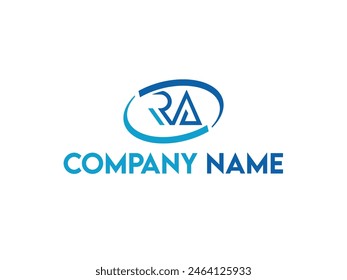 Creative Letter RA Logo Design, Alphabet letters Initials Monogram logo RA, RA INITIAL, RA letter logo