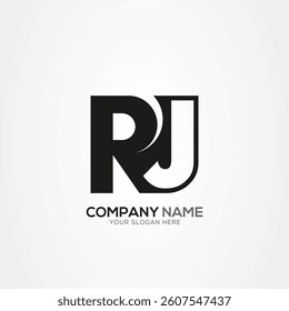 Creative Letter RJ JR Monogram Logo Template With Vector Eps