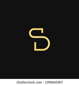 Creative Letter S D Logo Designs Stock Vector (Royalty Free) 1390645007 ...