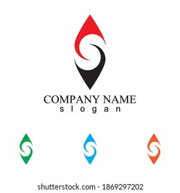 símbolo de logotipo de diseño de ilustración de letra creativa y vector