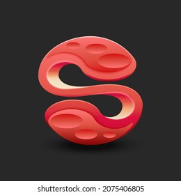Letter S Mockup Logo Template Design Stock Vector (Royalty Free ...