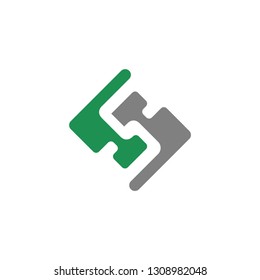 Creative letter 'S' logo design. vector image.