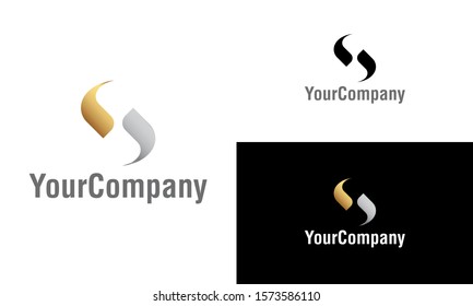 Creative letter S logo design template. Simple minimalist template graphic illustration. Creative vector emblem, for icon or design concept.