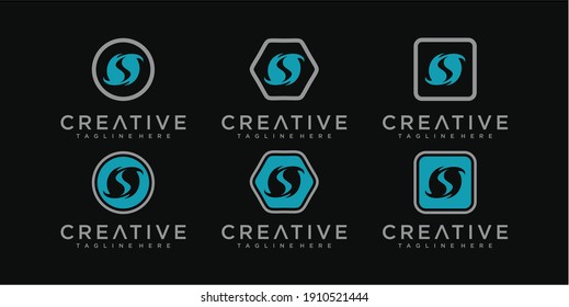 Creative letter S logo design inspiration