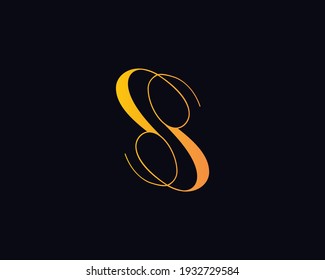 plantilla vectorial de diseño de logotipo S de letra creativa
