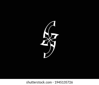 plantilla vectorial de diseño de logotipo S de letra creativa
