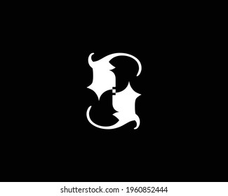 plantilla vectorial de diseño de logotipo S de letra creativa