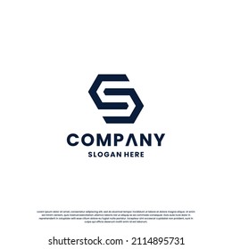 creative letter S, S S, logo design monogram for your business