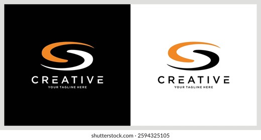 Creative letter S logo design