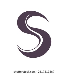 Creative letter S logo design graphic