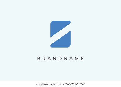 Modelo de vetor de design de logotipo de letra S criativo. Ícone S.