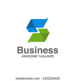 creative Letter S logo icon design template elements