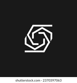 plantilla de diseño de icono del logotipo de letra creativa S