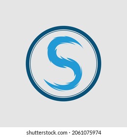 diseño de icono vectorial de plantilla de logotipo Carta creativa S