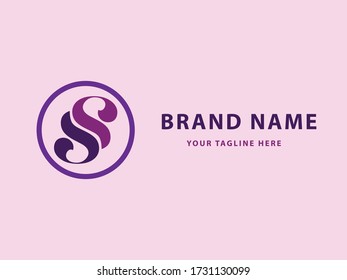Creative letter S logo,business template vector icon.