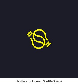 creative letter S shape bulb design