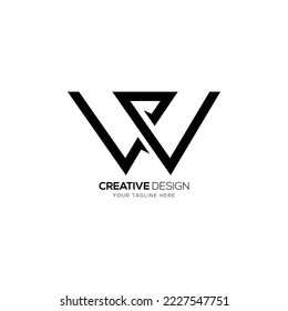 Creative letter S W modern logo