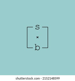 diseño de logotipo SB de carta creativa para su venta en un diseño profesional de alta calidad.
