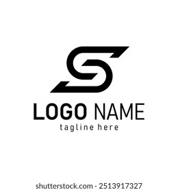 Creative Letter SC Logo-Design-Vektor