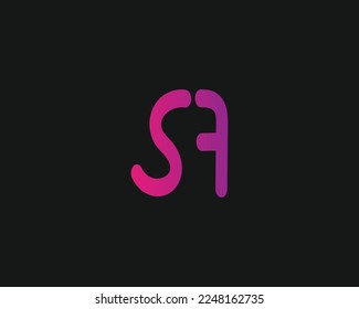 letra creativa logotipo de diseño vector plantilla