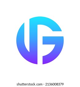 Creative letter SG GS logo design