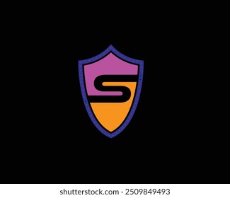 design criativo ícone de escudo de carta 