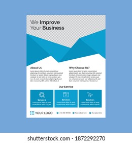 Creative letter size flyer design