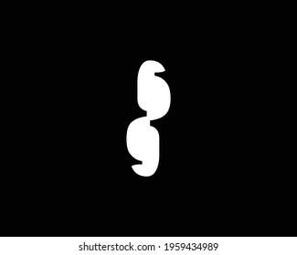 creative letter SS logo design vector template