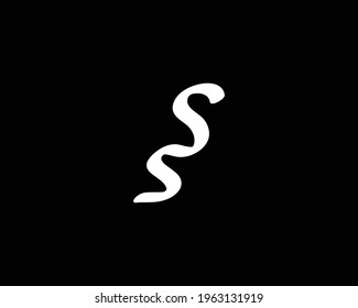 creative letter SS logo design vector template
