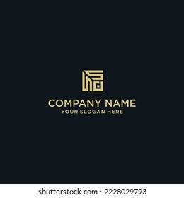 creative letter SSD shape square