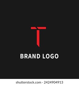 creative letter T band logo