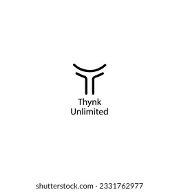 Concepto de logotipo de letra t creativa