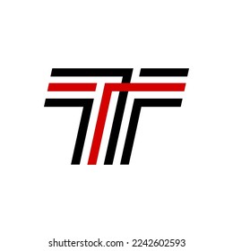 Design des Creative Letter T-Logos für das Unternehmensgeschäft