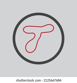 creative letter T logo illustration design template