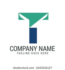 Creative Letter T Send Modern Vector Logo Design Templates for businesses