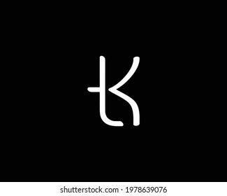 creative letter TK logo design vector template