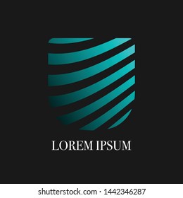 Creative Letter U Logo design vector template Linear. Type Character Symbol Logotype.