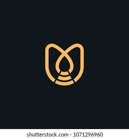 Creative letter U wireless wifi vector designs