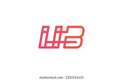 Logo de la carta creativa UB . Letra UB Diseño del logo de Iniciales . diseño de logotipo limpio y moderno